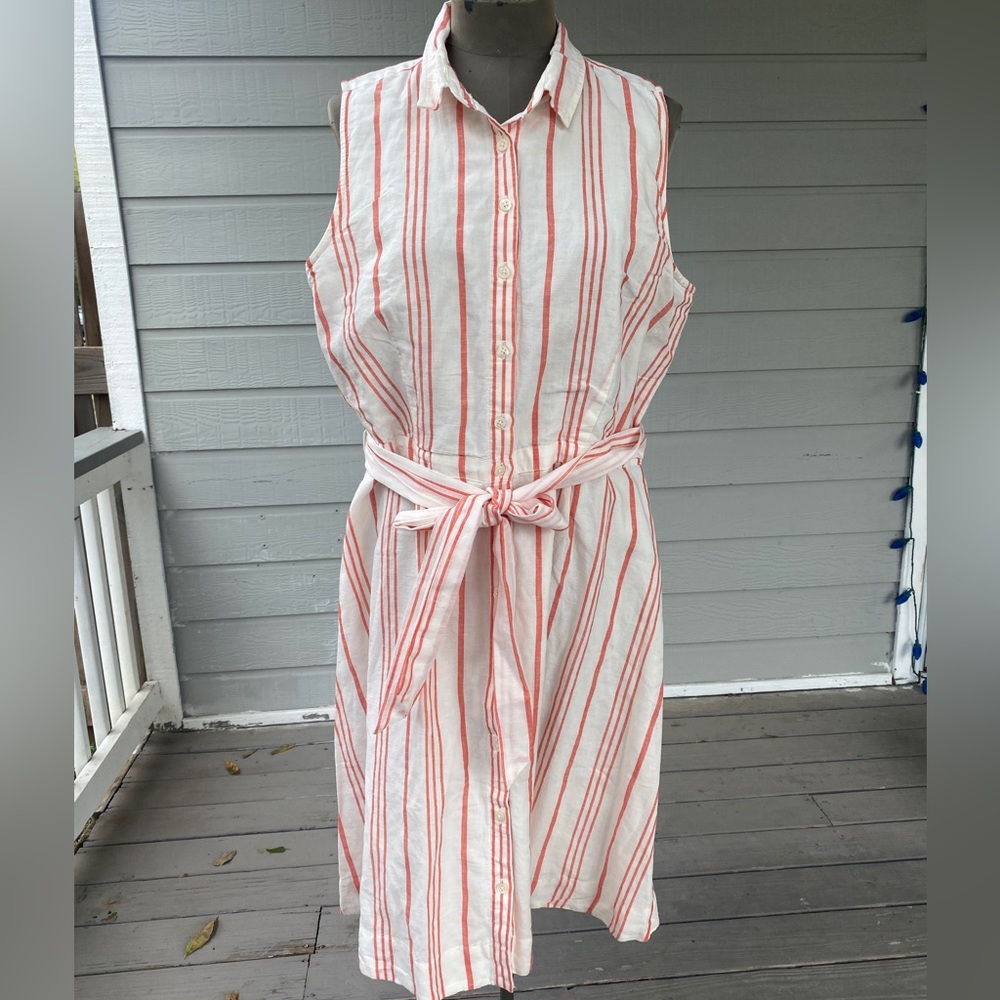 🆕J Crew Linen Casual Dress